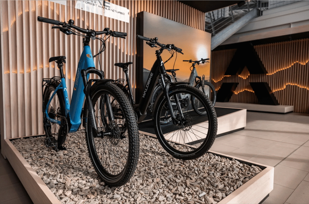 Waldbike E-Bikes Ausstellung Autozentrum Epple